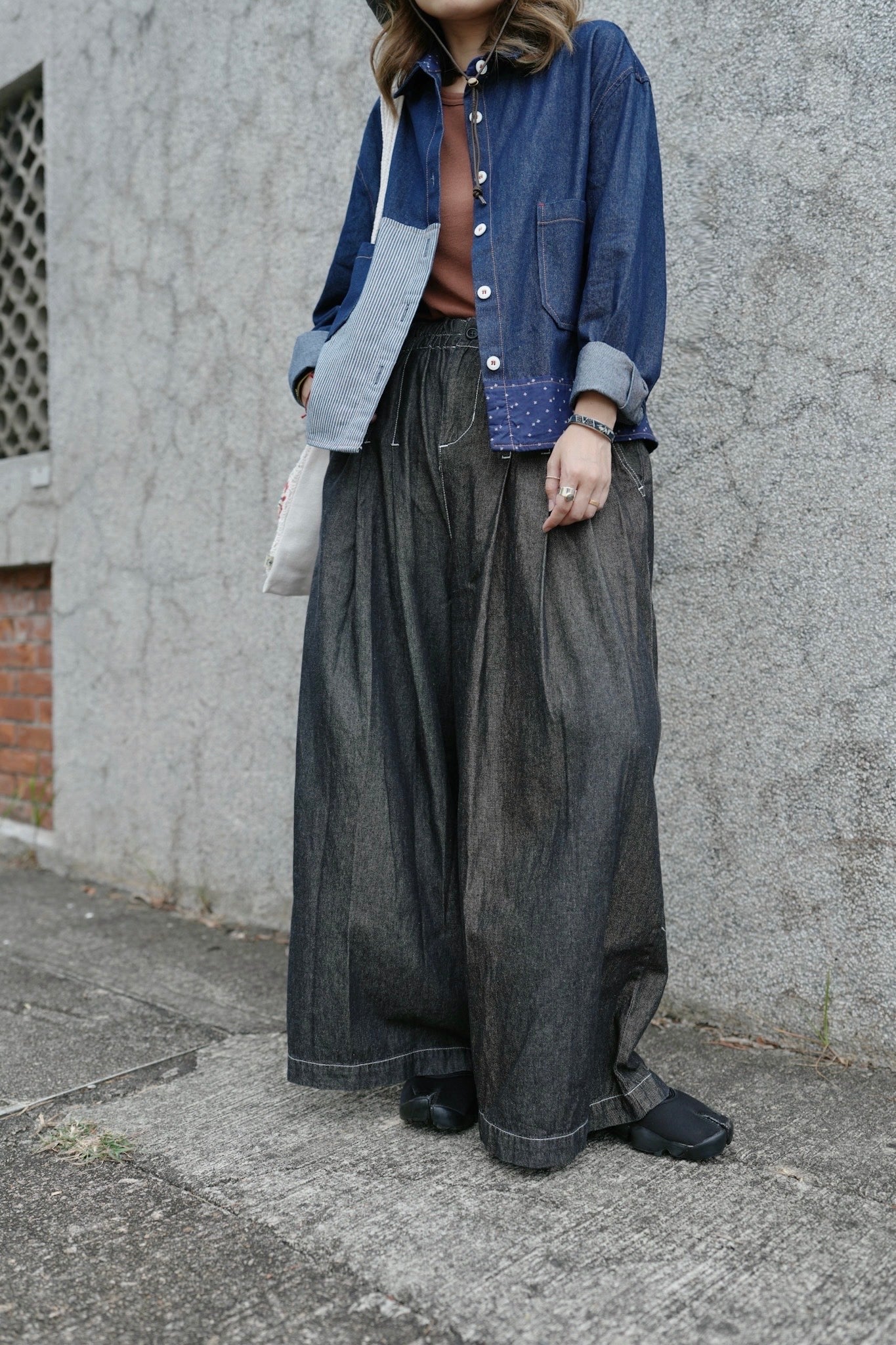 MZ846 PATCHWORK DENIM JACKET