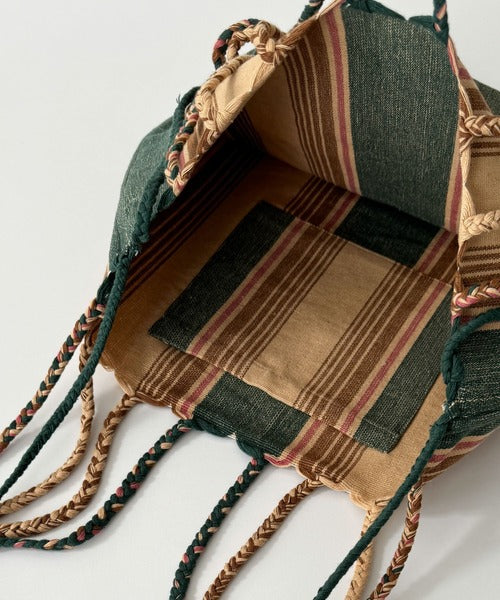 NA438 DULTON HAND-WOVEN HAMMOCK BAG