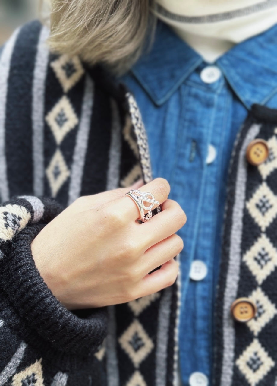 925 Silver Double Ring
