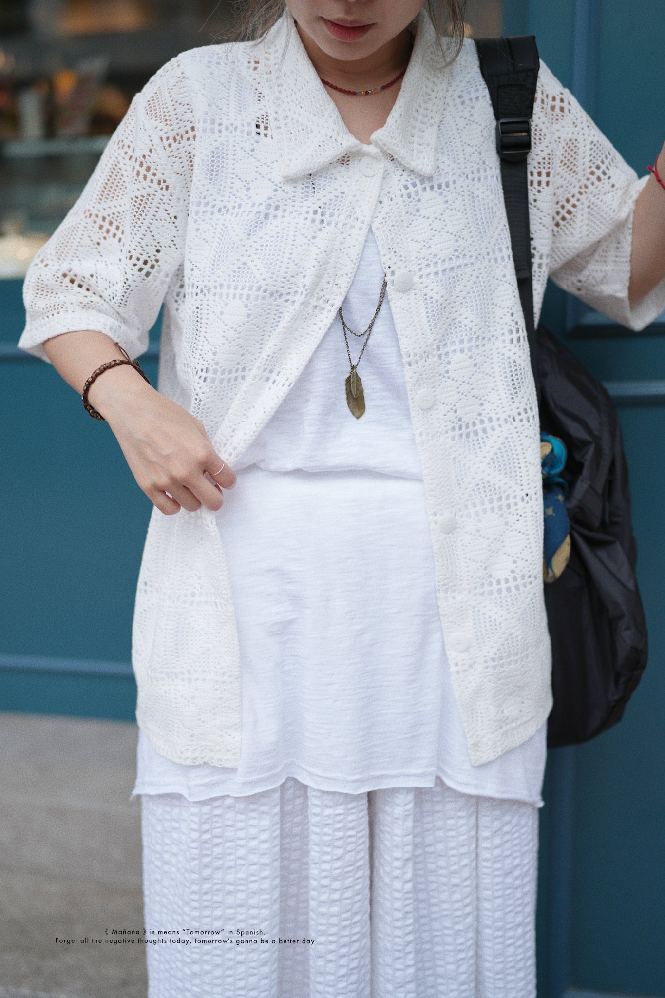 MZ510 CROCHET LACE SHIRT
