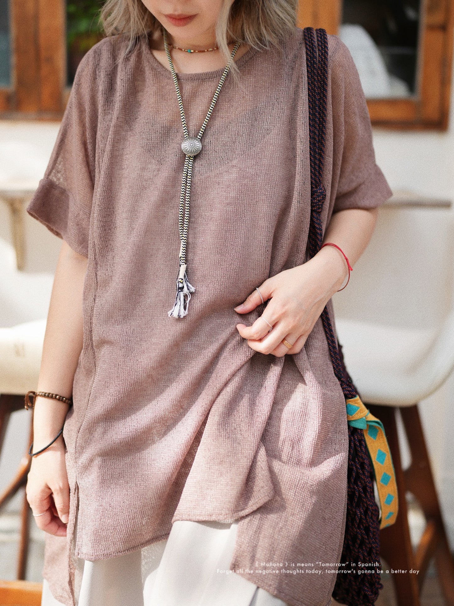 Mañana Handmade Concho Necklace