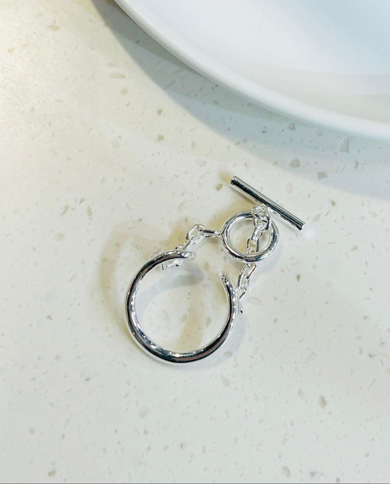 925 Silver Double Ring