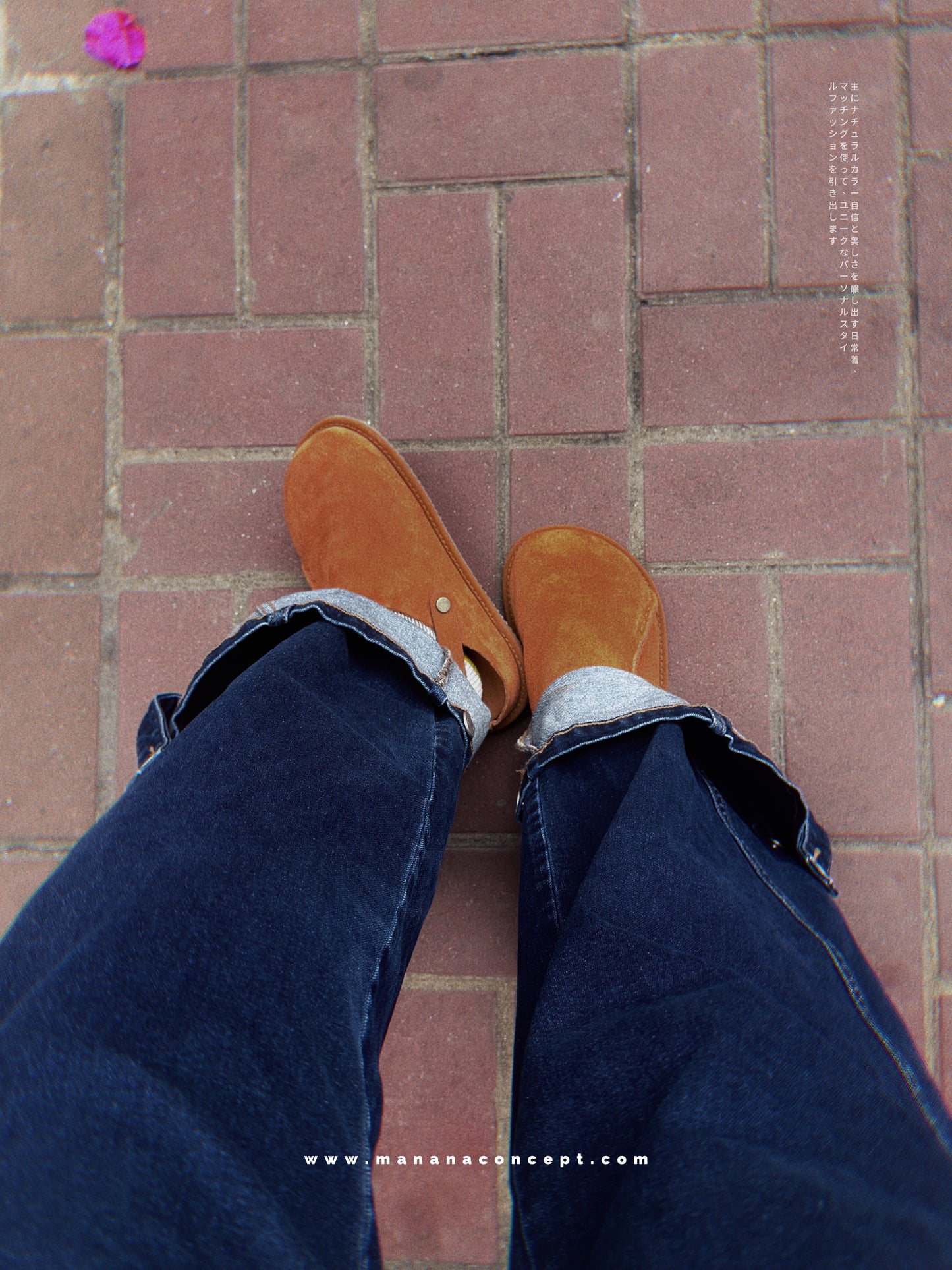 MZ628 GLOW LEATHER SUEDE SLIPPERS