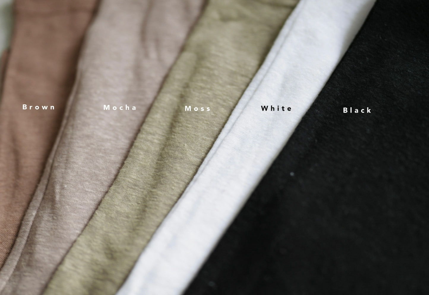 MZ342 Linen V-Neck Tee 【 買 2 件 減 $ 2 0 】