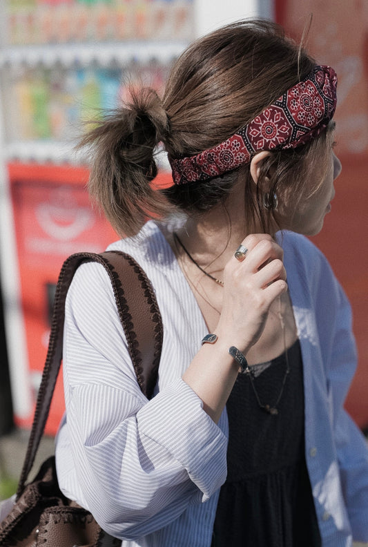 NA478 COTTON SLUB HAIRBAND