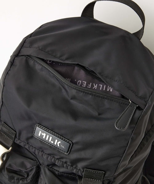 CA597 MILKFED. Logo Plate Backpack
