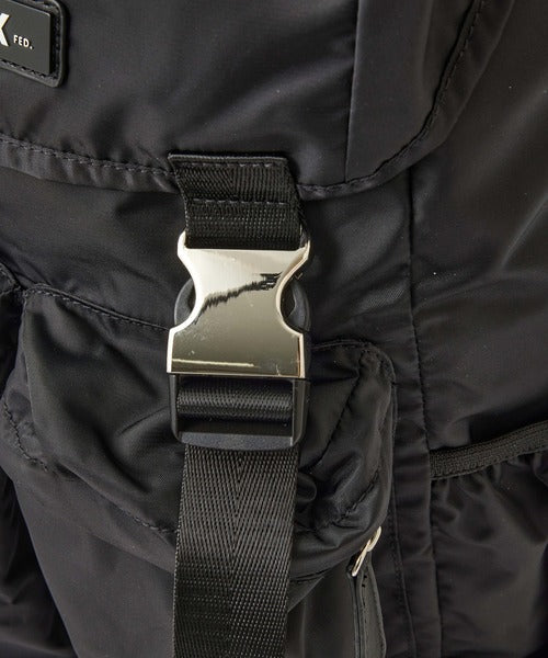 CA597 MILKFED. Logo Plate Backpack