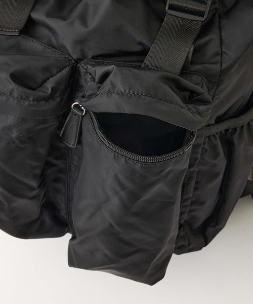 CA597 MILKFED. Logo Plate Backpack