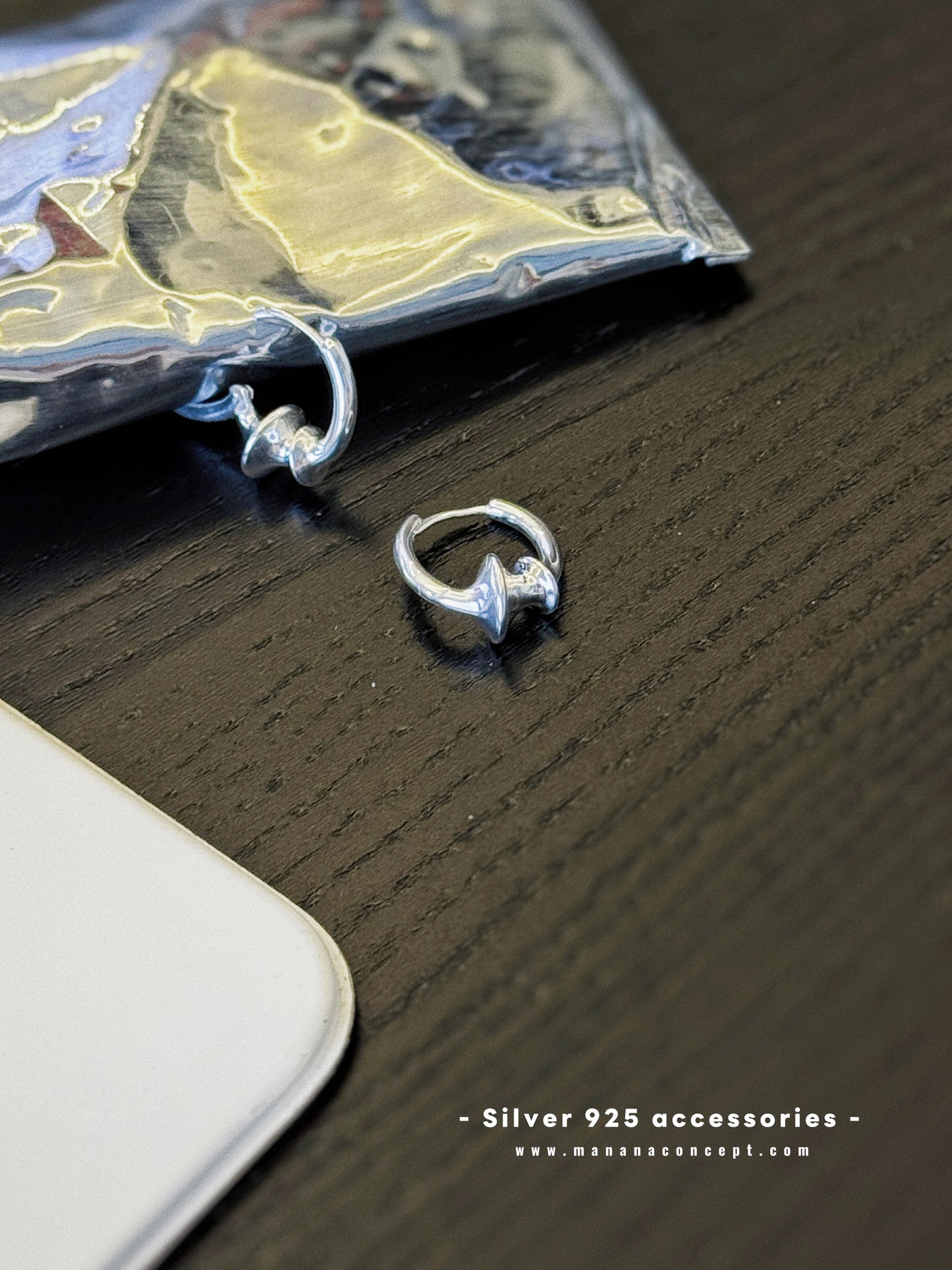 MZ775 SILVER 925 STAR EARRING