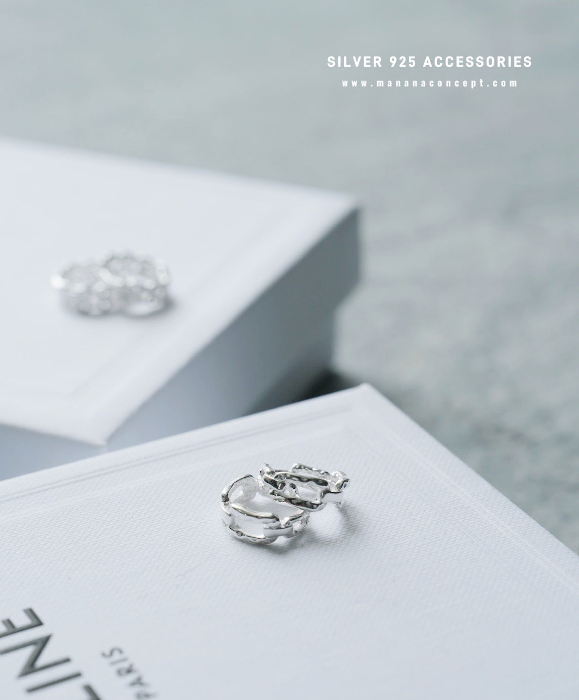 MZ778 SILVER 925 SMALL HOOP EARRING