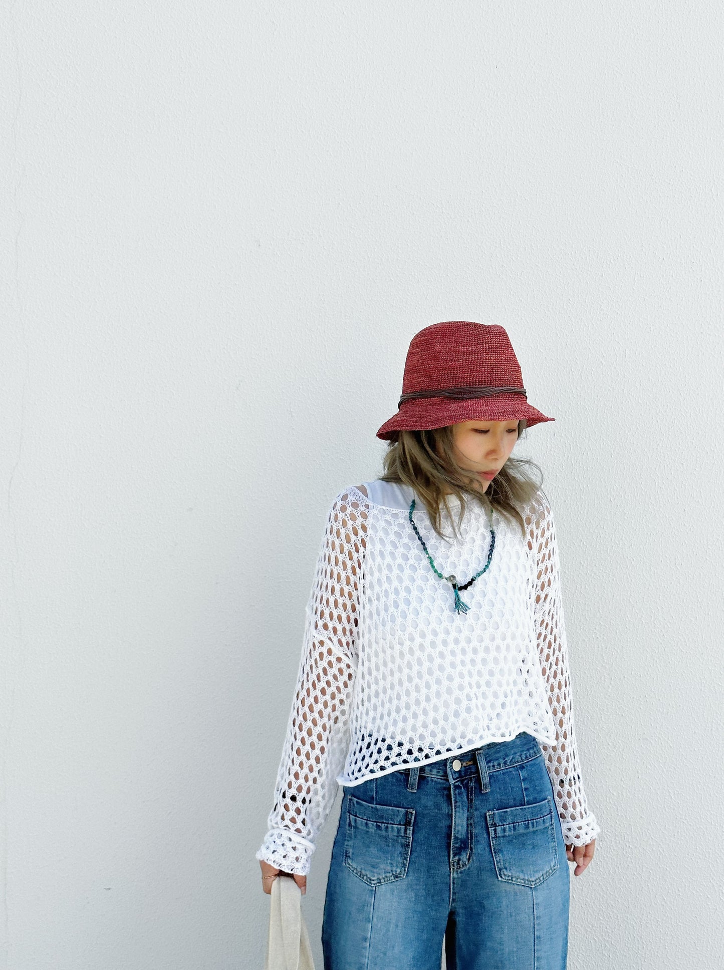 MZ-189 Lily Trilby Straw Hat