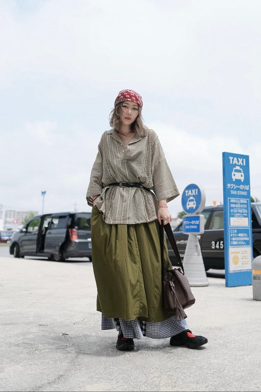 NA473 2WAY LIGHT-WEIGHT ONE PIECE DRESS