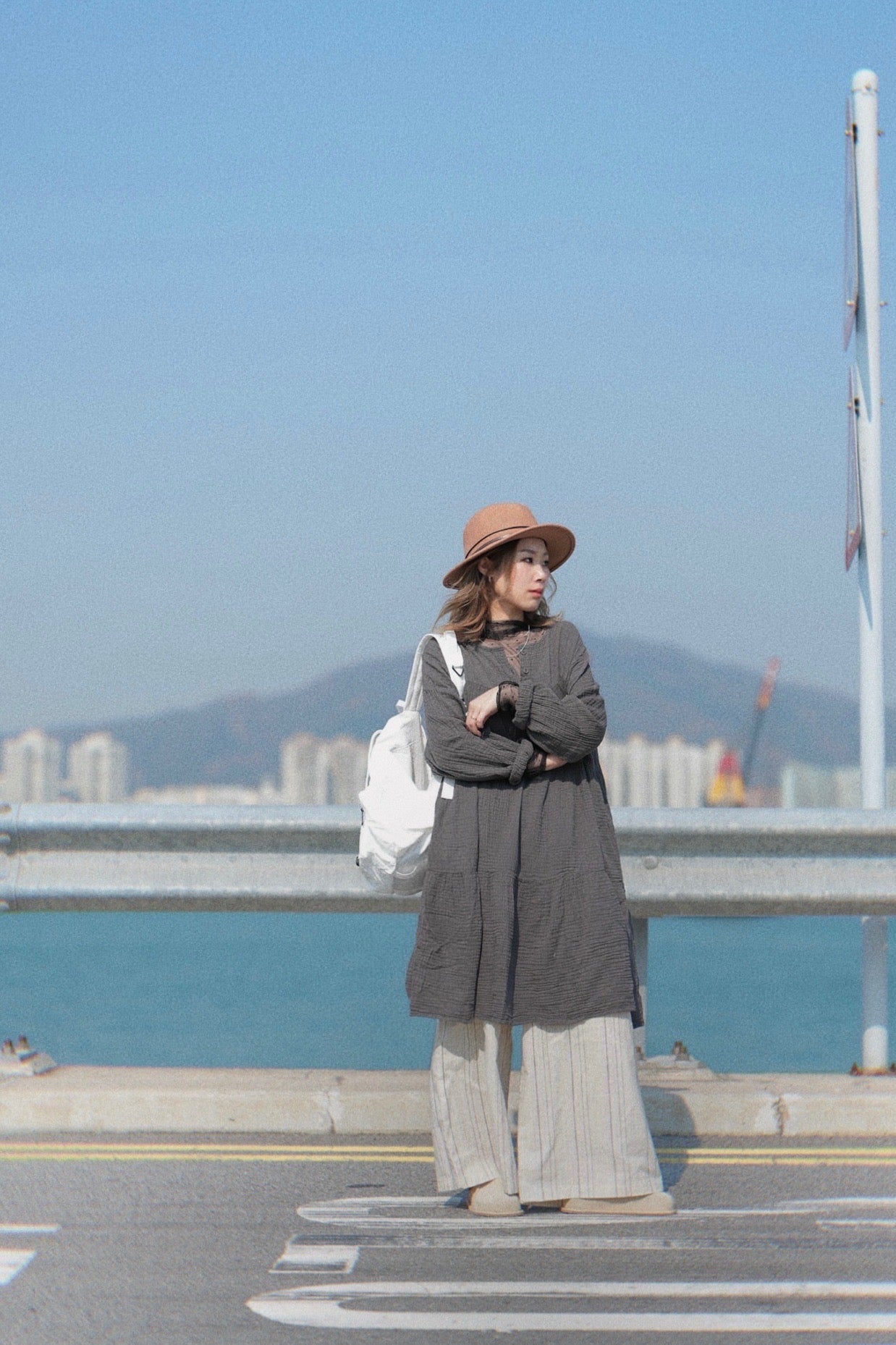 CA609 2WAY Gauze Dress