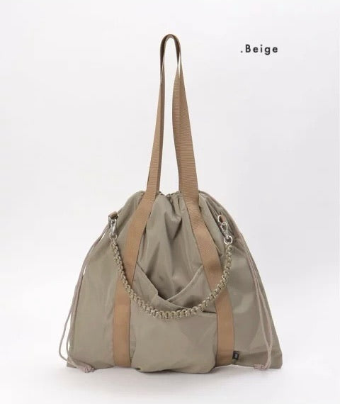 NA440 DRAWSTRING POCKET TOTE BAG