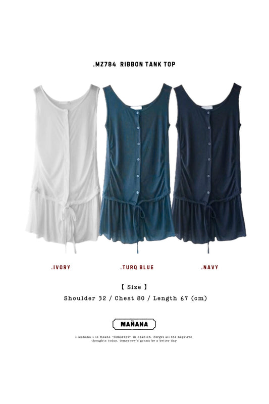 MZ784 RIBBON TANK TOP