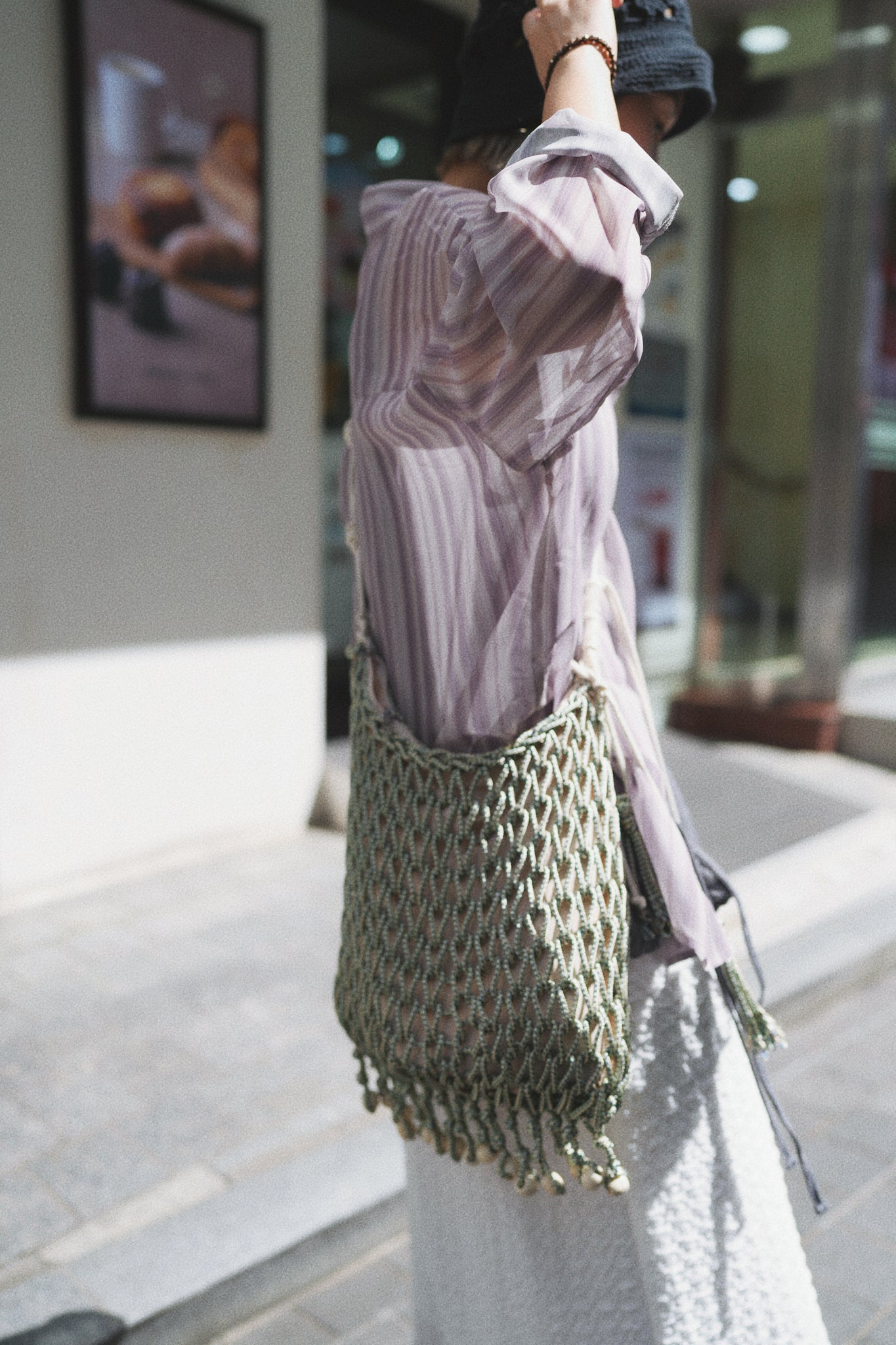 MZ517 SHEER STRIPE SHIRT