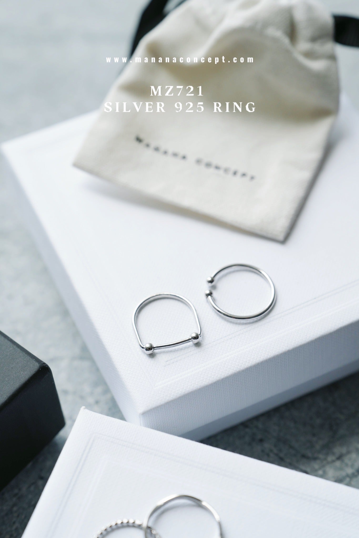MZ721 SILVER 925 RING