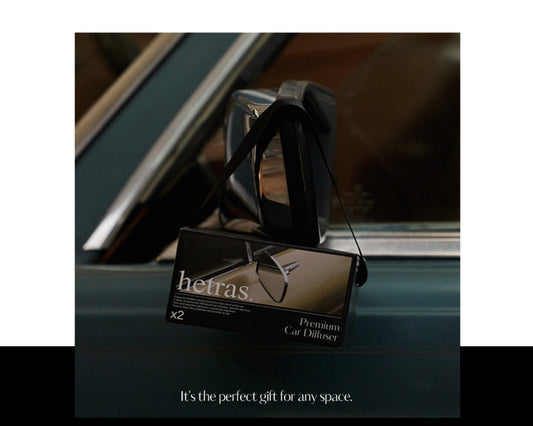 hetras. 車用擴香(小空間都週用!) Premium Car Diffuser 77ml x2【2支裝】