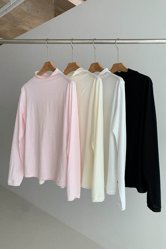 MZ706 HALF NECK COTTON TOP