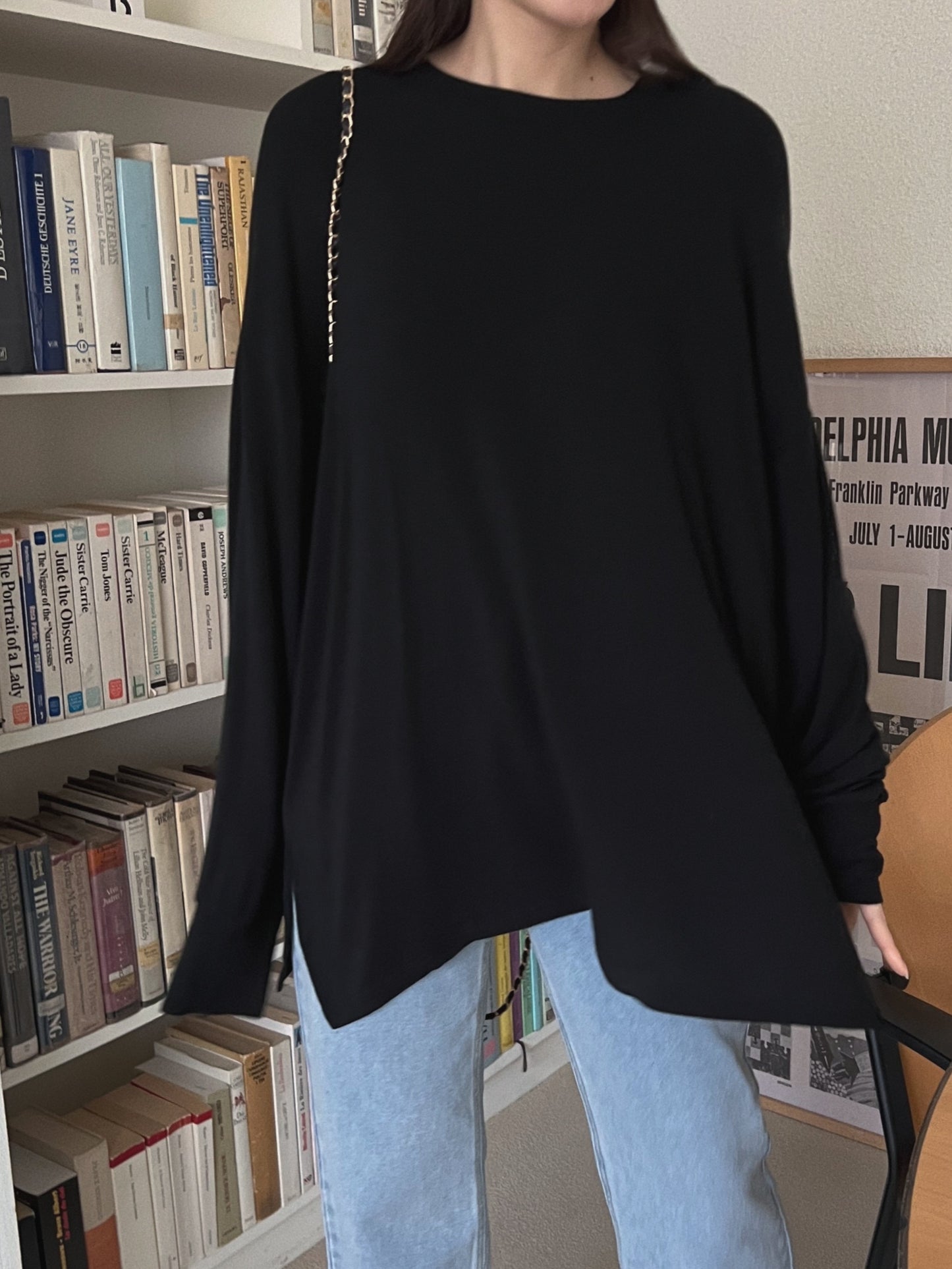 MZ704 DRAPPY LONG TEE【 2件減-$20, 4件減-$50 】
