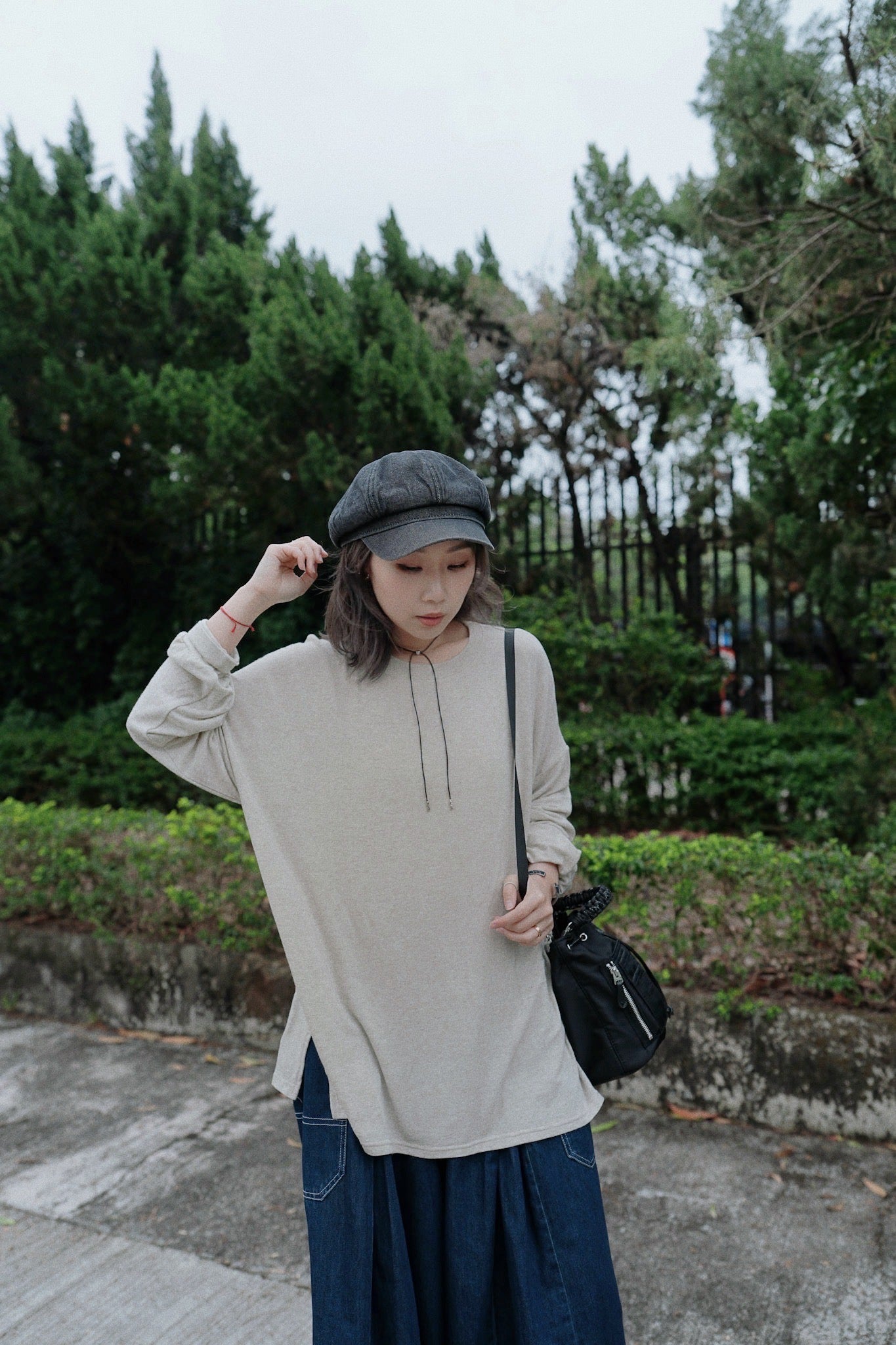 MZ704 DRAPPY LONG TEE【 2件減-$20, 4件減-$50 】