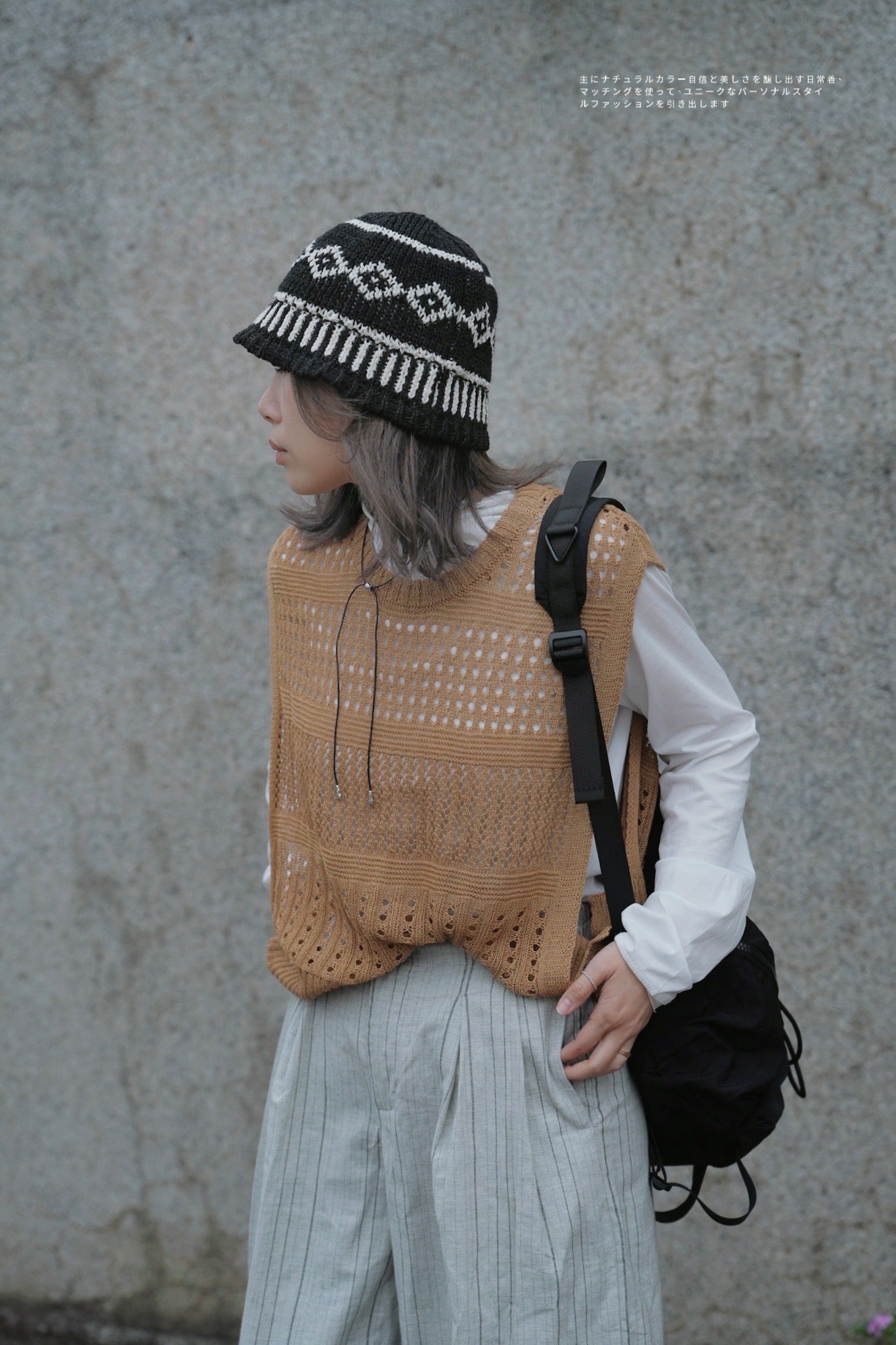 MZ624 NATIVE PATTERN BUCKET HAT