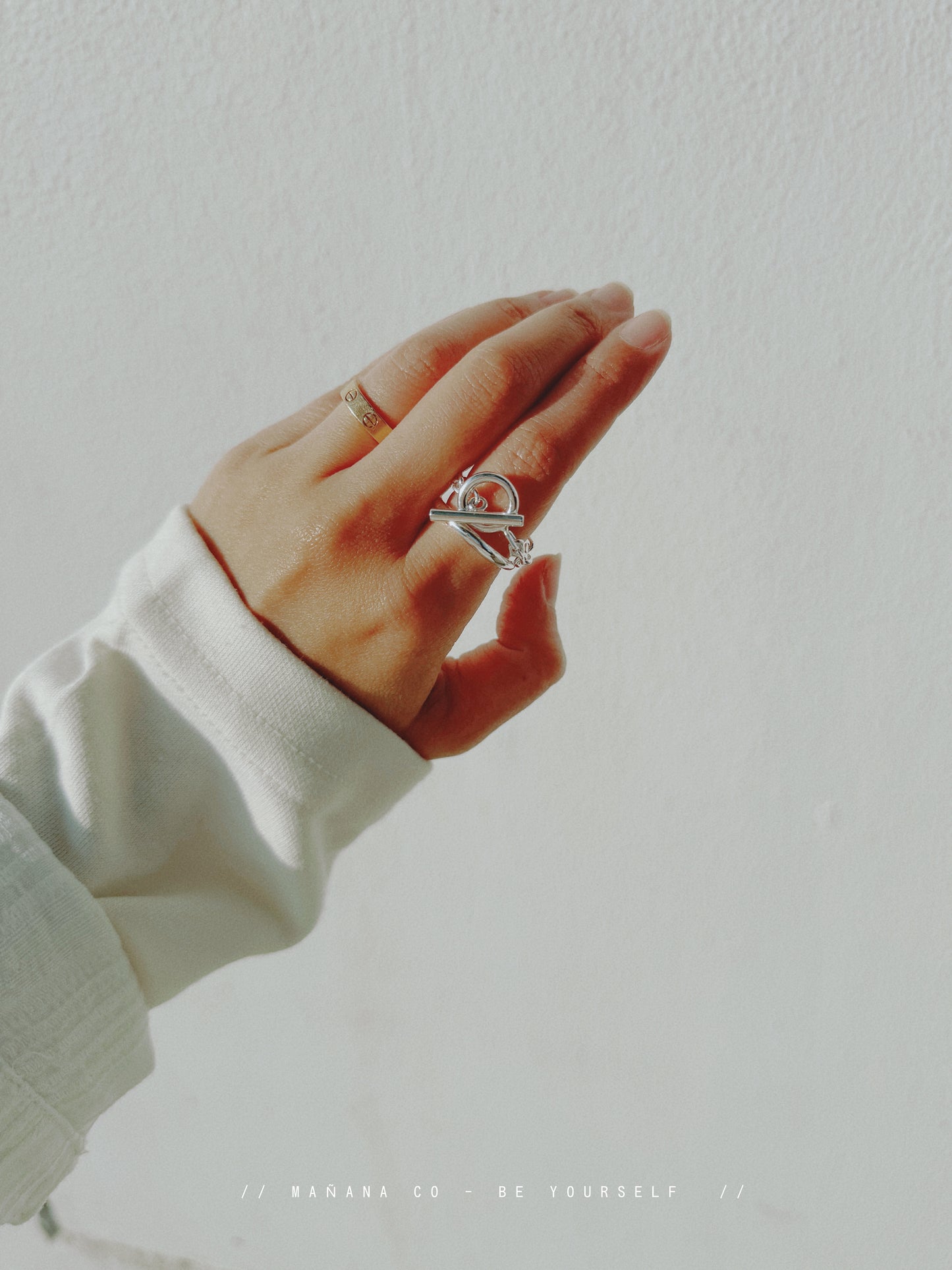 925 Silver Double Ring