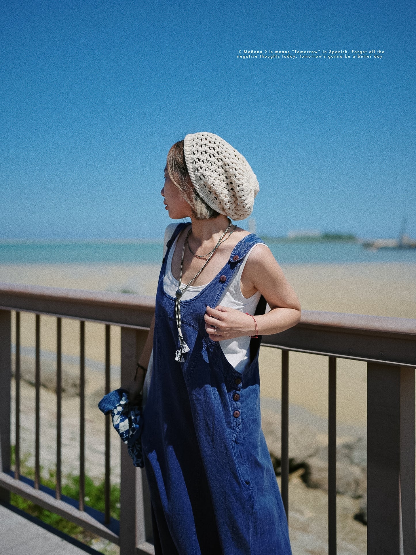 NA412 STONEWASH JUMPER DRESS