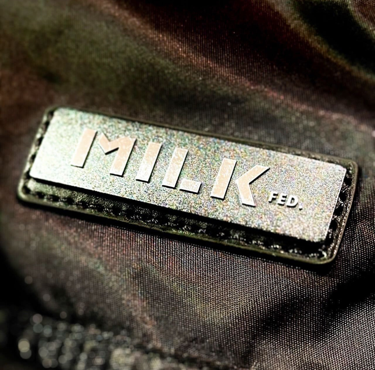 CA597 MILKFED. Logo Plate Backpack