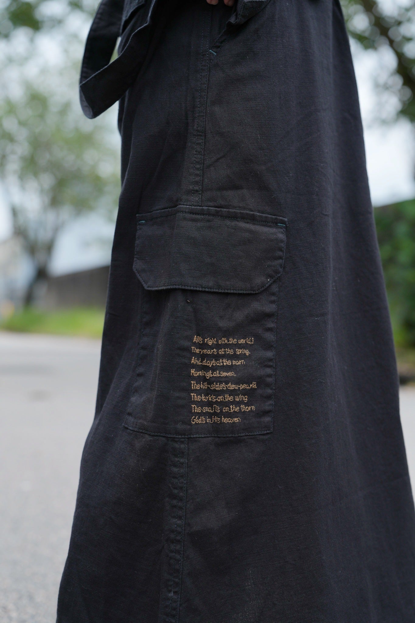 NA450 MILITARY PRINTING JUMPER SKIRT