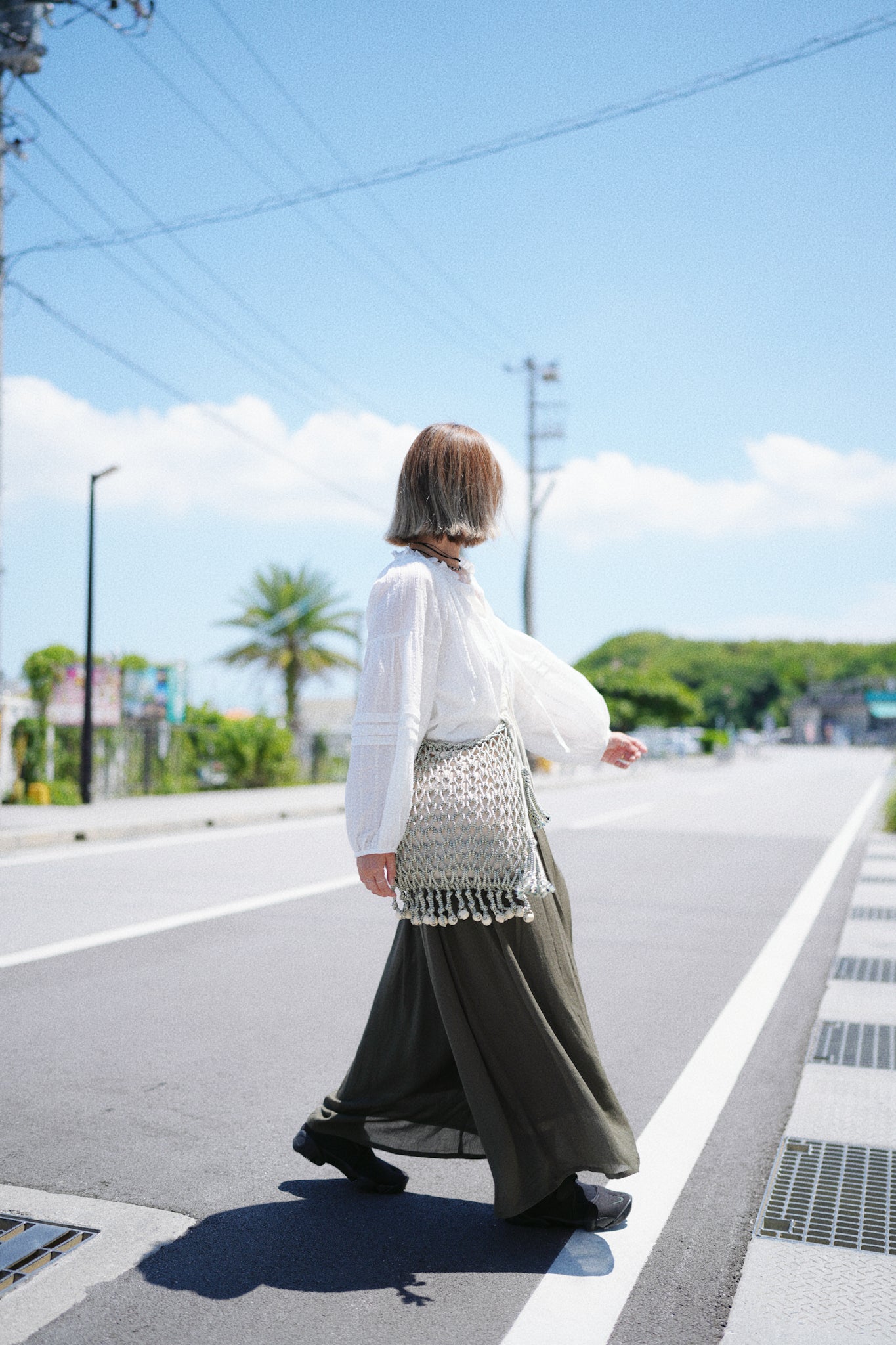 NA414 RAYON WIDE PANTS
