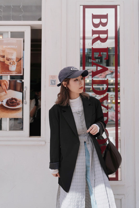 MZ720 OVERSIZE SIDE BUTTON BLAZER