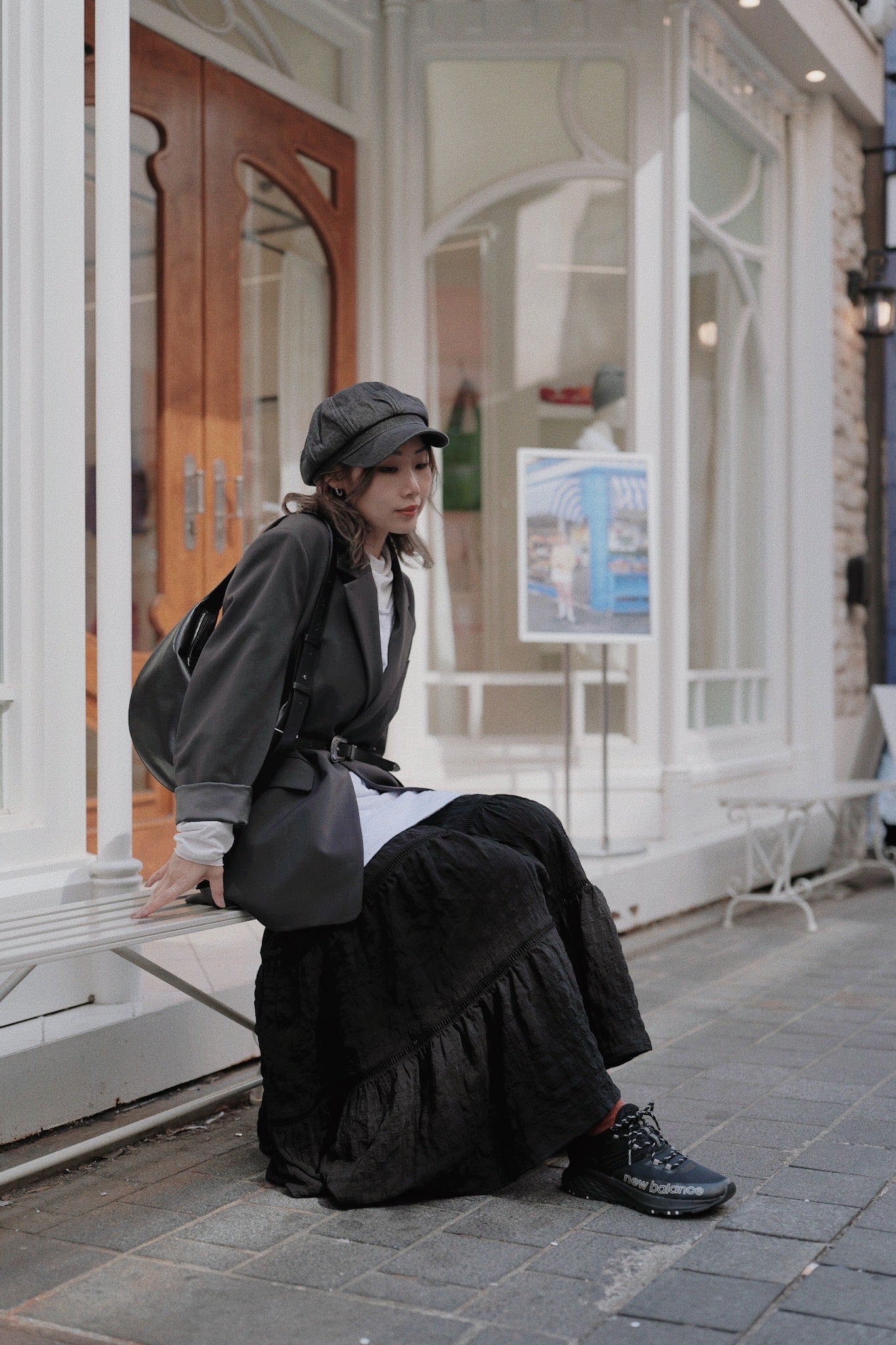 MZ711 BUCKS & LEATHER 半月袋