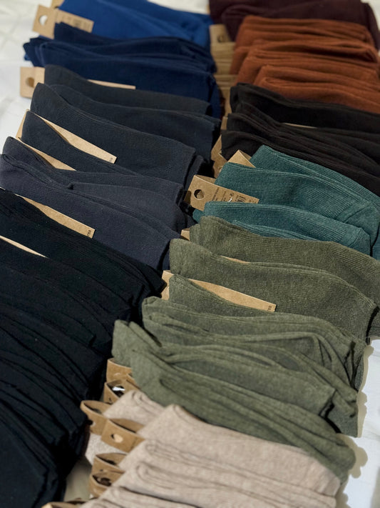 MZ234 Earth Tone Socks 【 $29/1, $100/4, $220/10 】