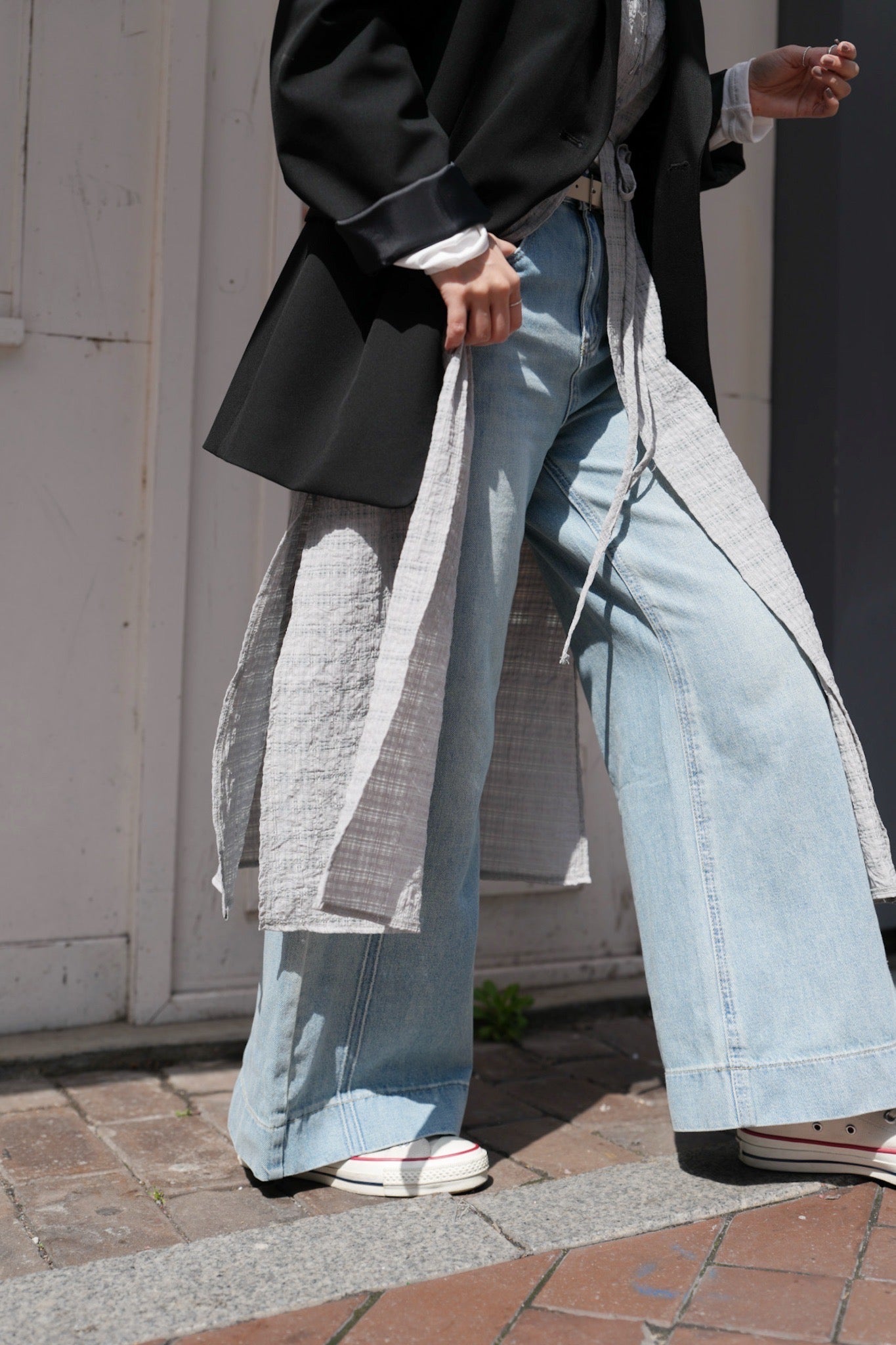 MZ719 DENIM JEANS WITH BELT