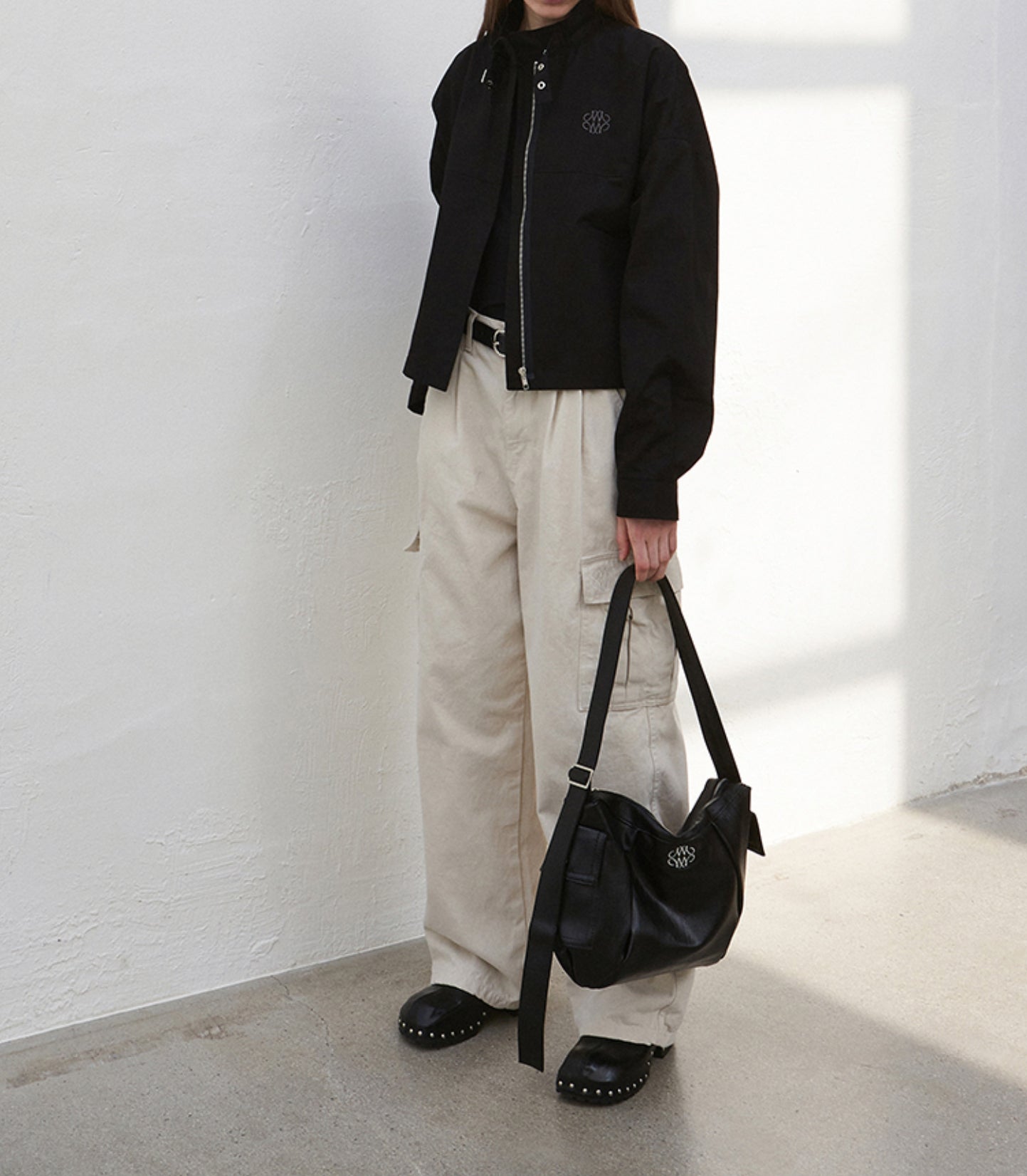 NICK&NICOLE SQUARE SHOULDER BAG