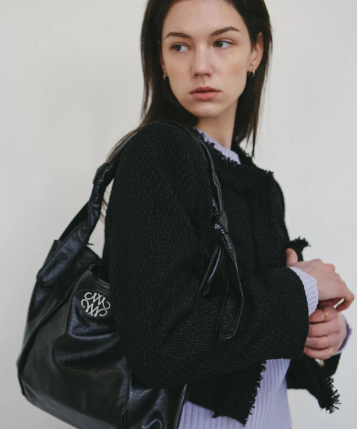 NICK&NICOLE SQUARE SHOULDER BAG