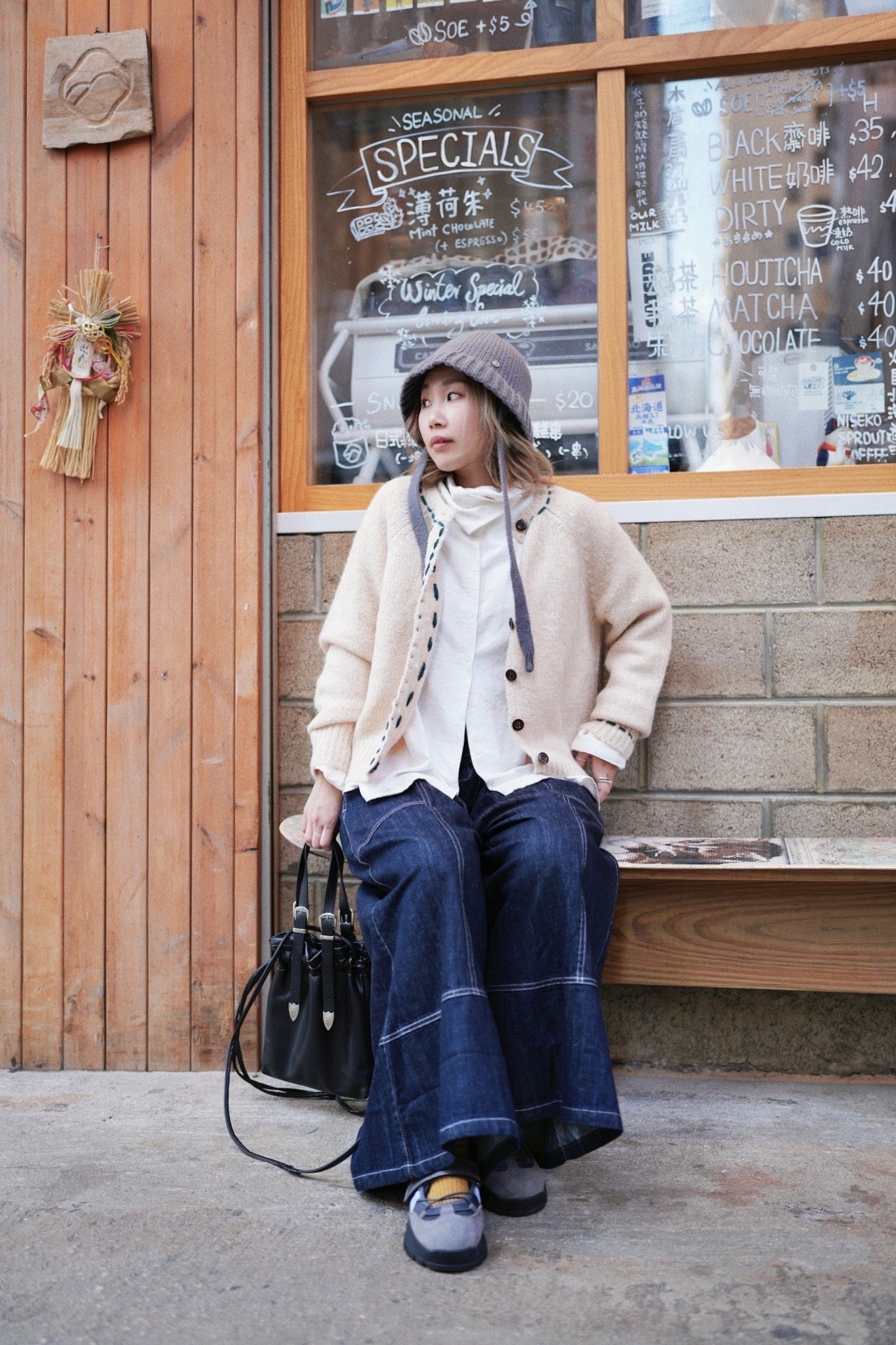 MZ581 HIGH NECK SUEDE SHIRT