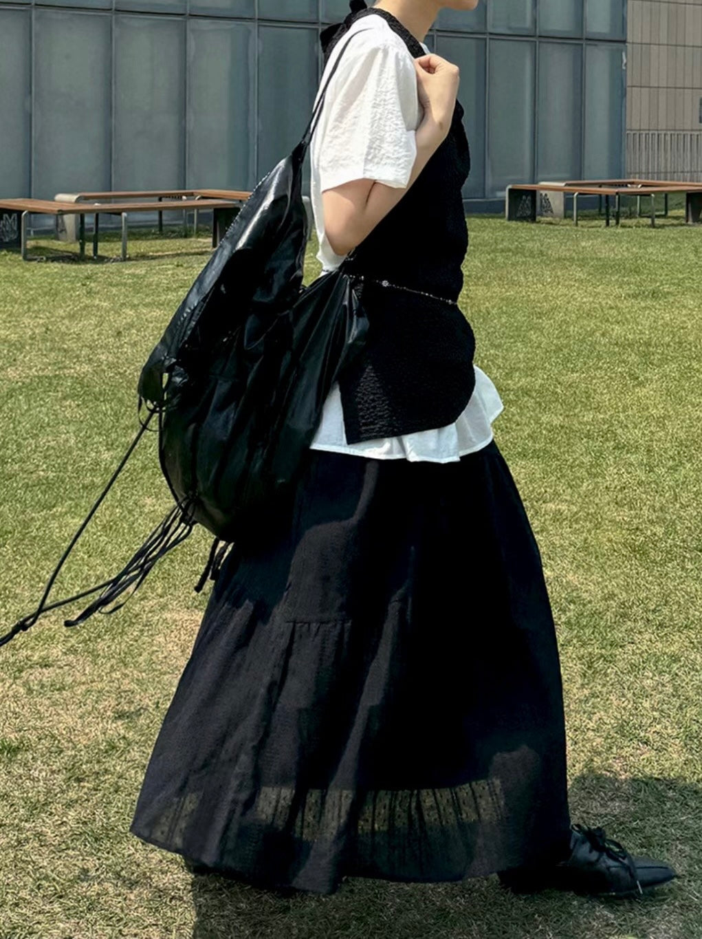 MZ645 DOBBY LACE SKIRT