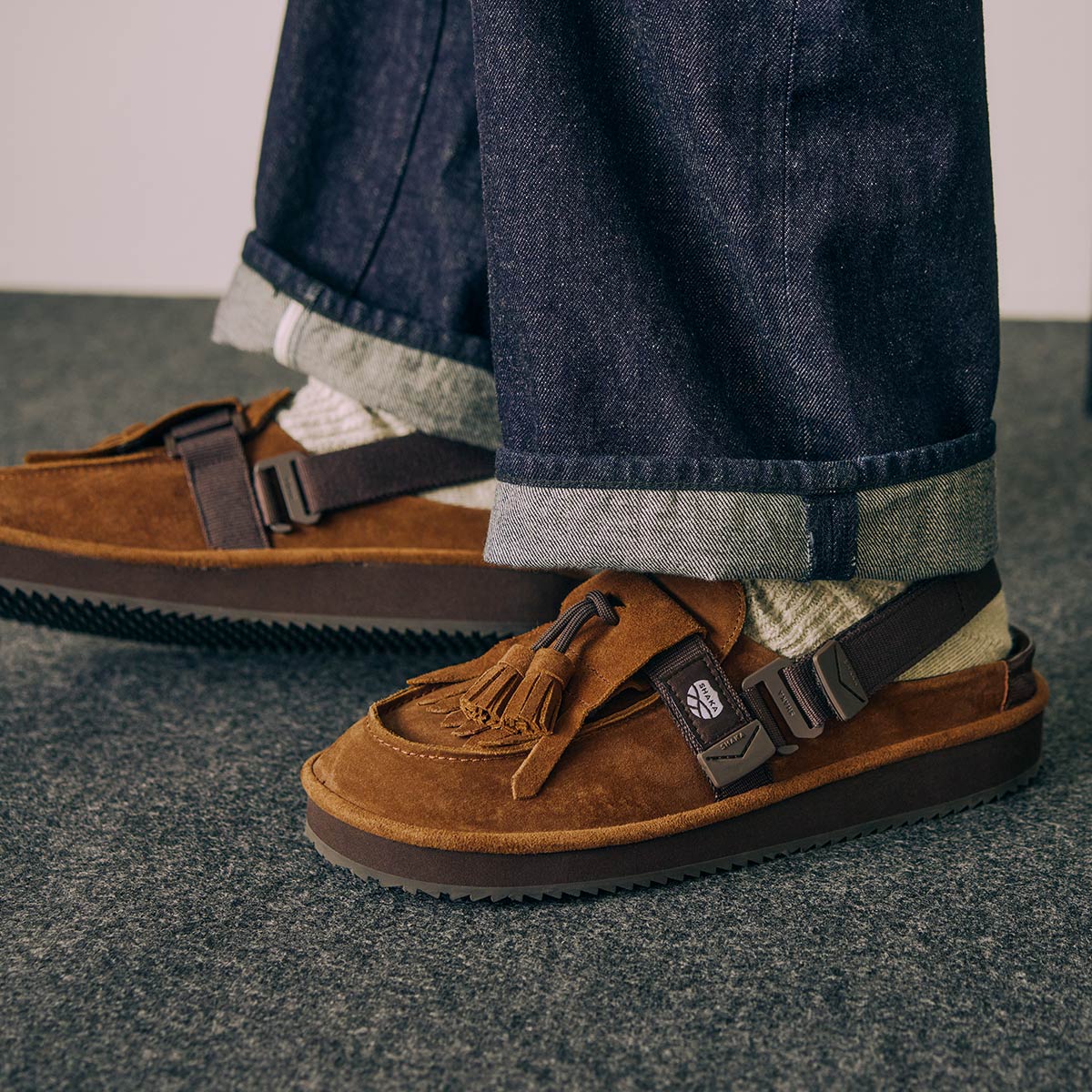 SHAKA - MOC MULE TASSEL SUEDE