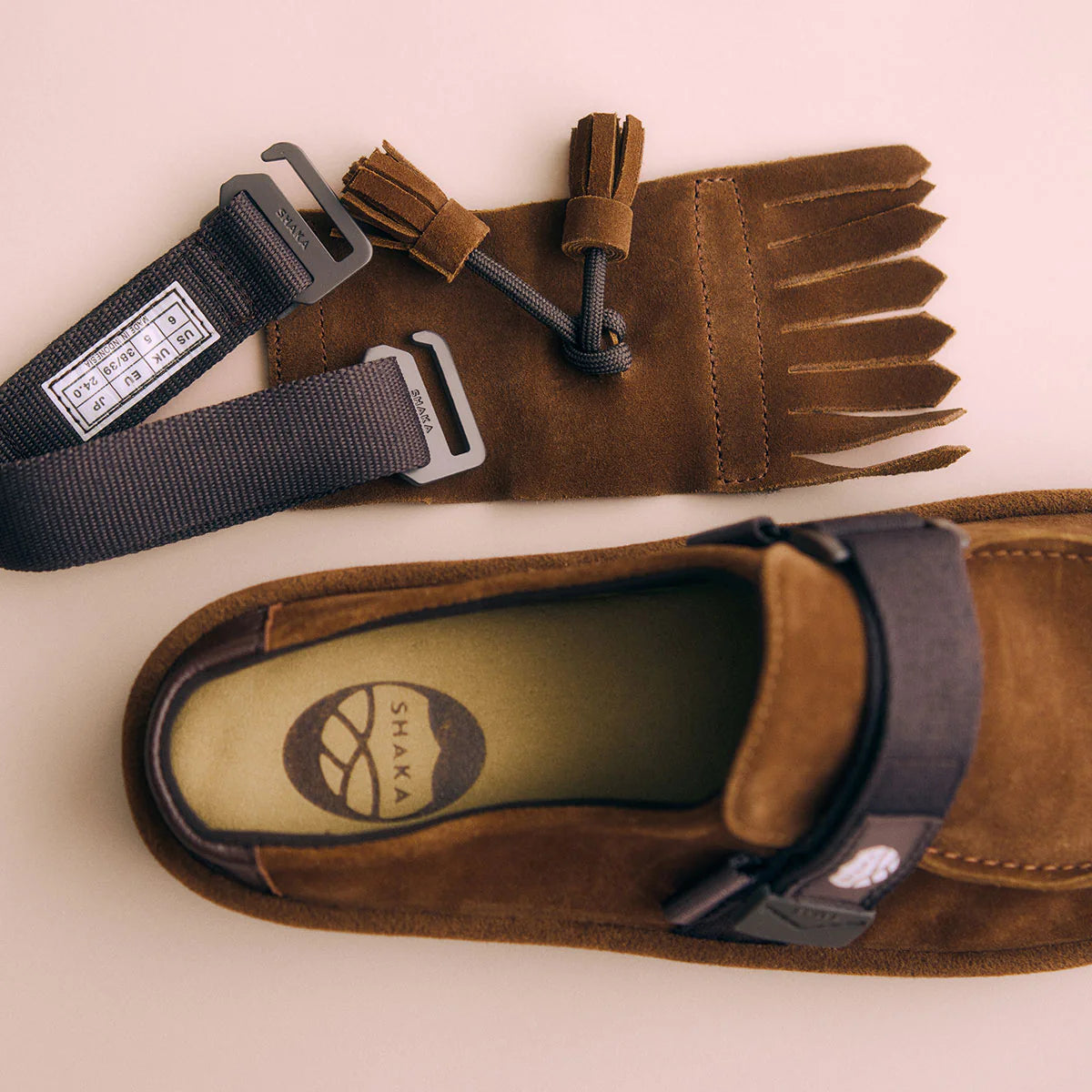 SHAKA - MOC MULE TASSEL SUEDE