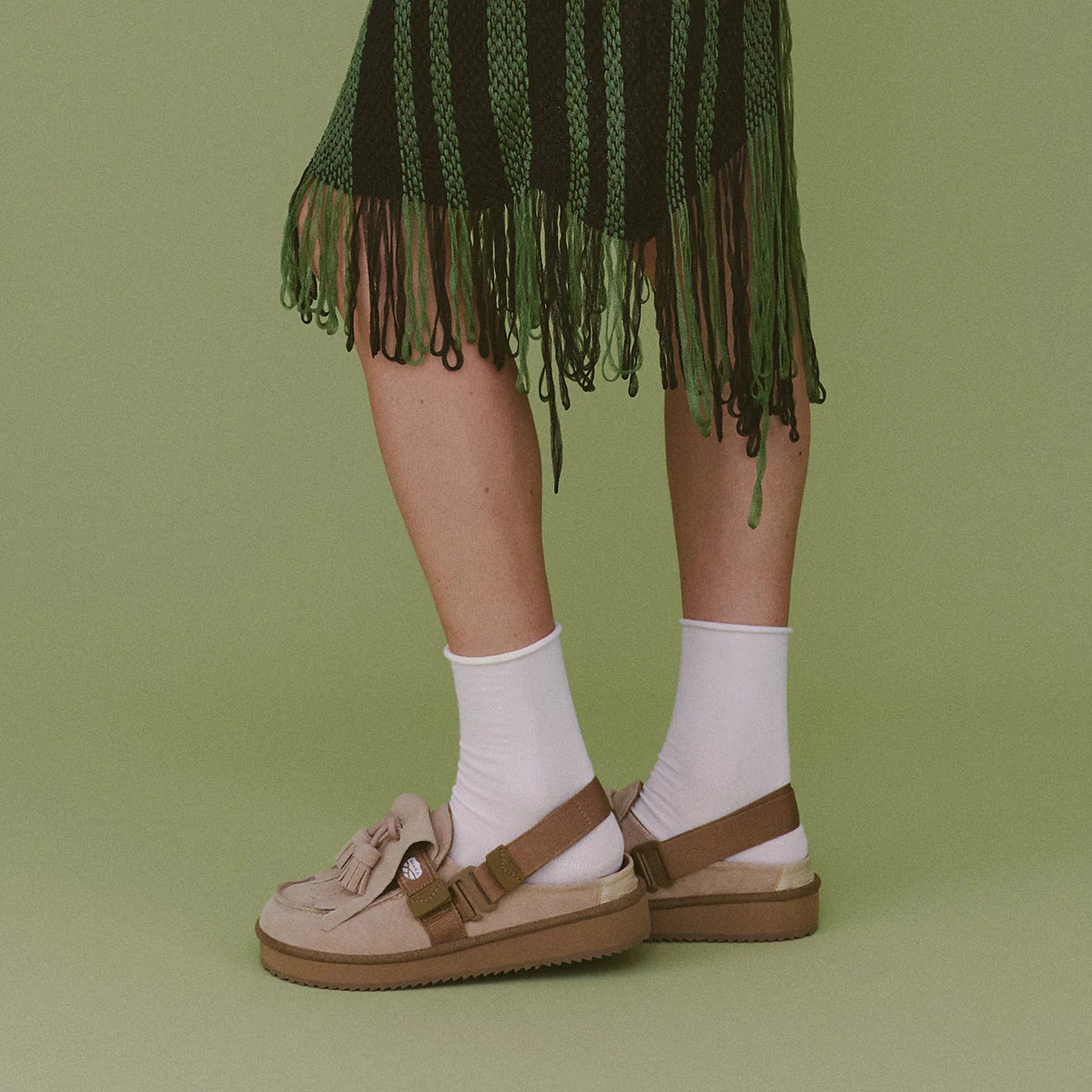 SHAKA - MOC MULE TASSEL SUEDE