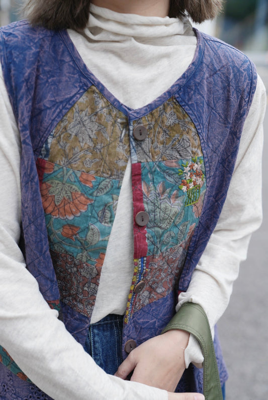 MZ890 PATCHED LAYERING VEST