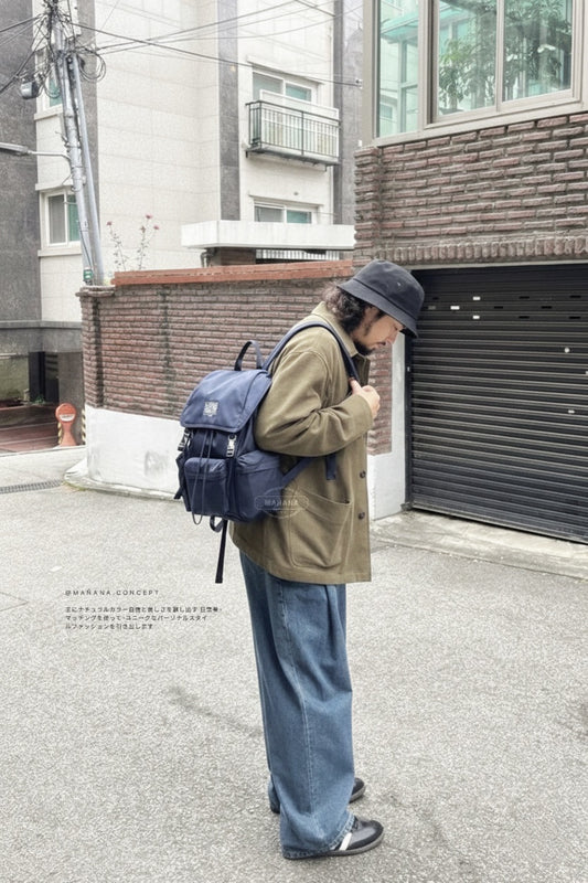 MARITHÉ + FRANҪOIS GIRBAUD - CLASSIC LOGO METAL BUCKLE BACKPACK