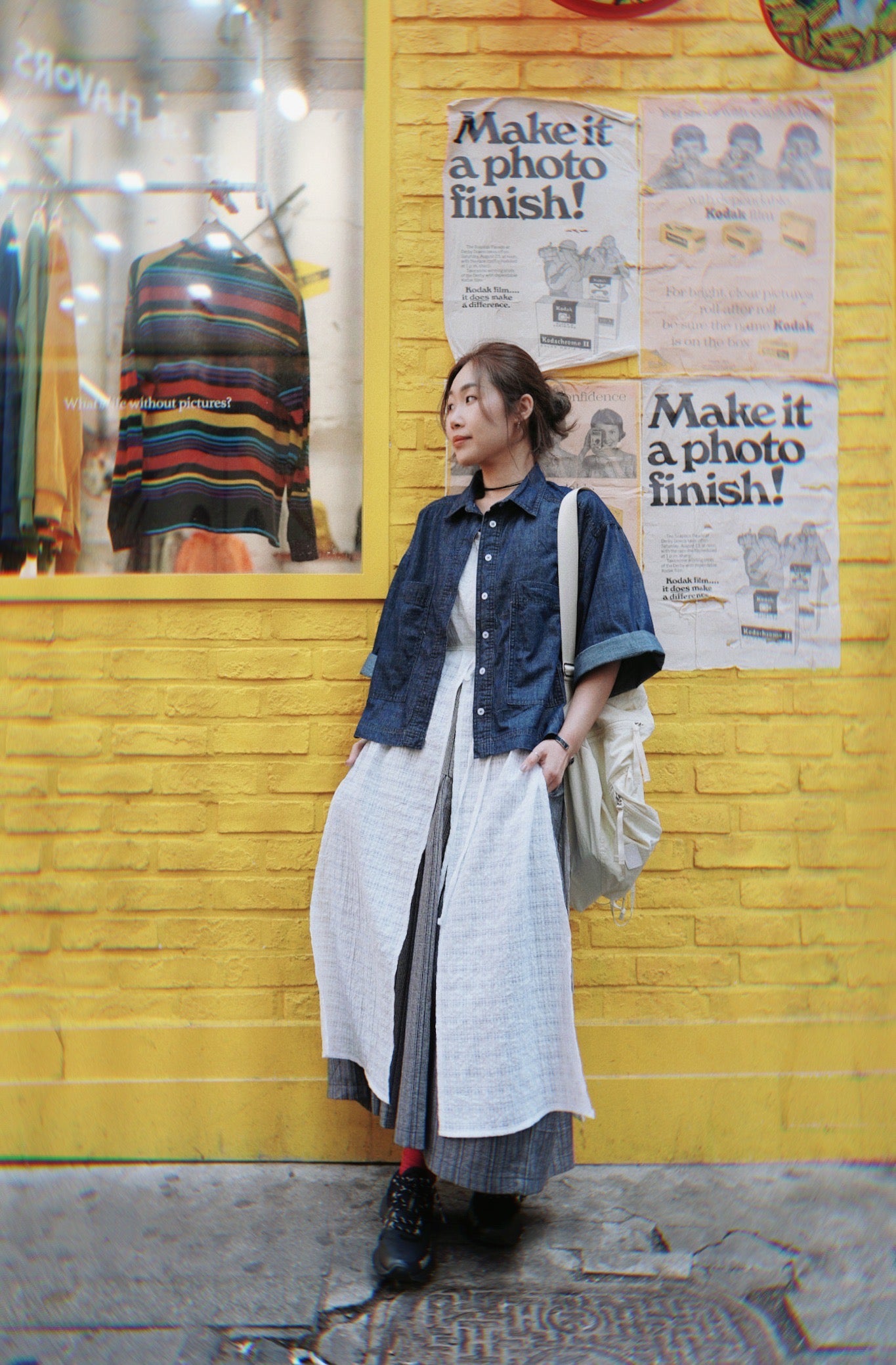 MZ731 POCKET DENIM SHIRT