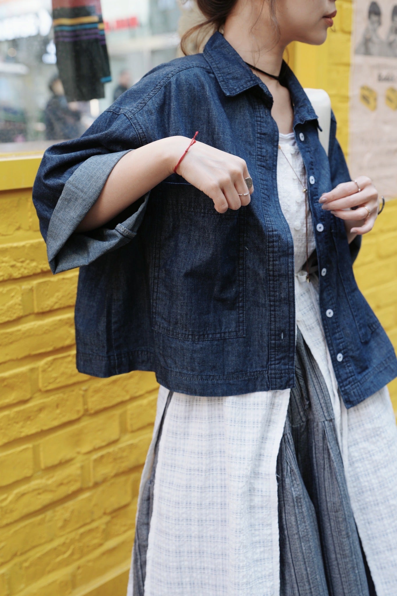 MZ731 POCKET DENIM SHIRT