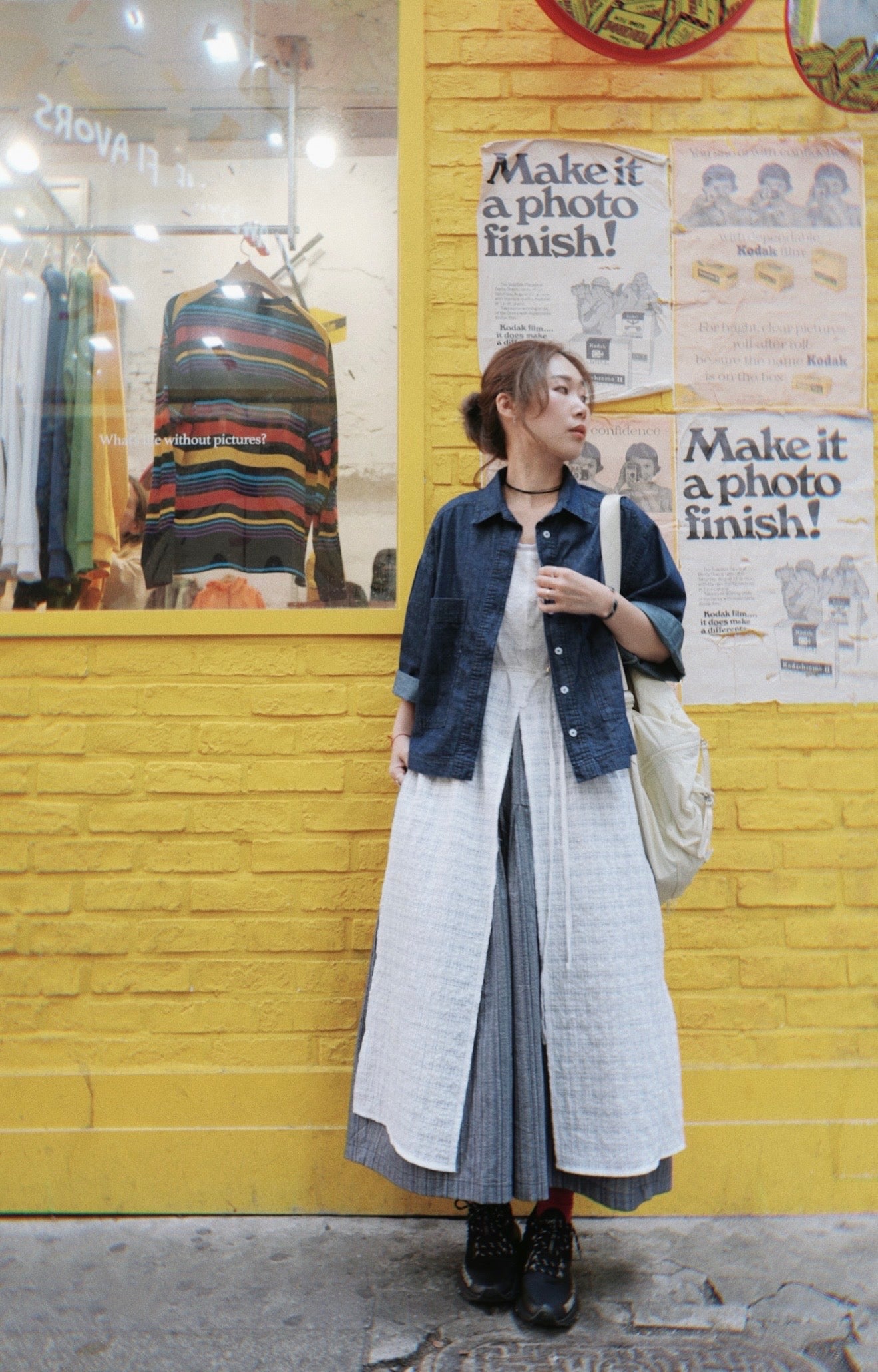 MZ738 ELASTIC WAIST STRIPED CULOTTES