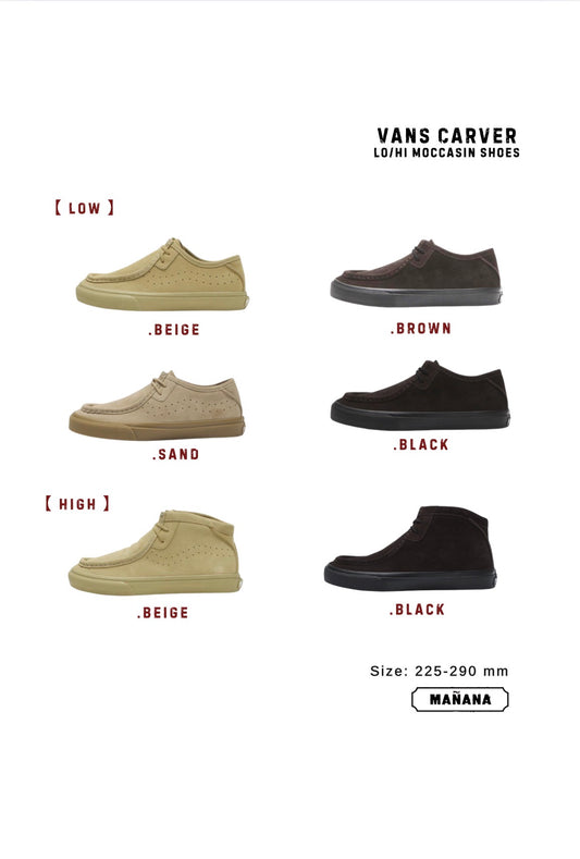 VANS CARVER LO/HI MOCCASIN SHOES