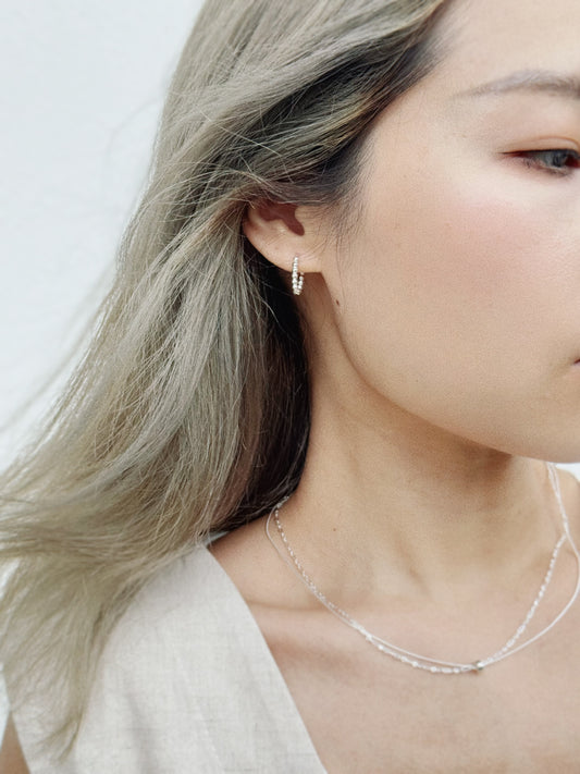 MZ-198 Silver 925 Earring