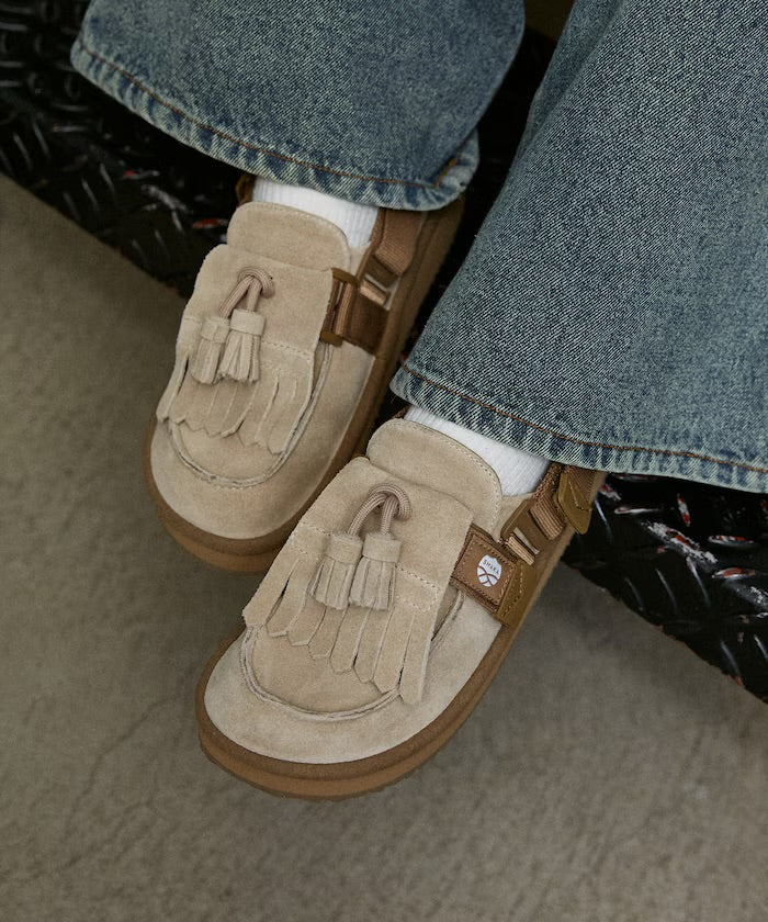 SHAKA - MOC MULE TASSEL SUEDE